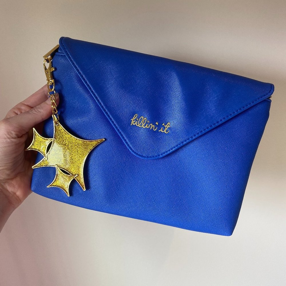 studio diy clutch killin’ it and star keychain